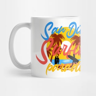 San Diego Surfing Mug